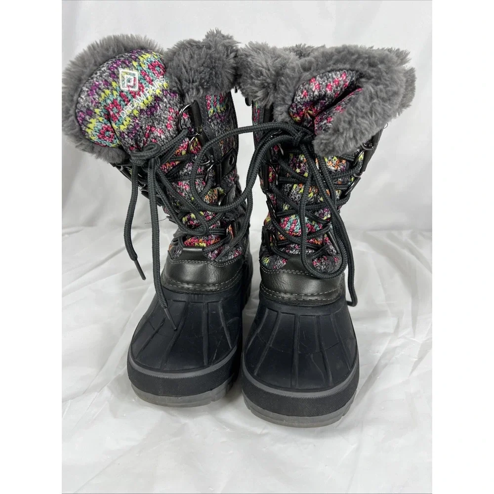 Dream Pairs Girls Size 11  Snow Boots Waterproof‎ Warm Cozy Anti-slip